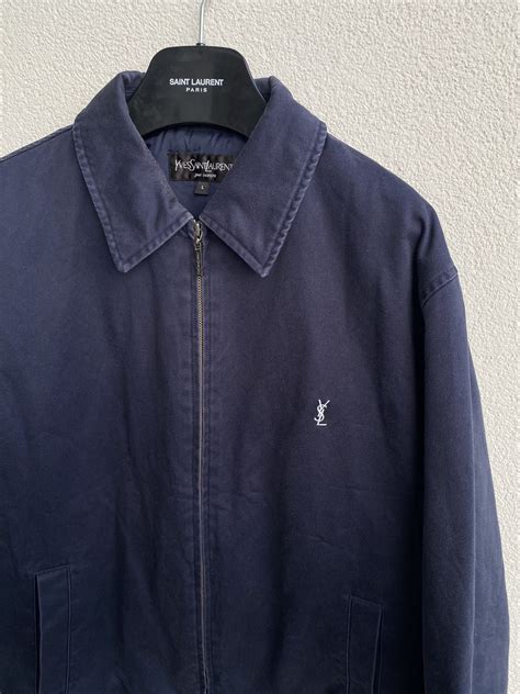 Yves Saint Laurent, Cotton Harrington Jacket Size M 